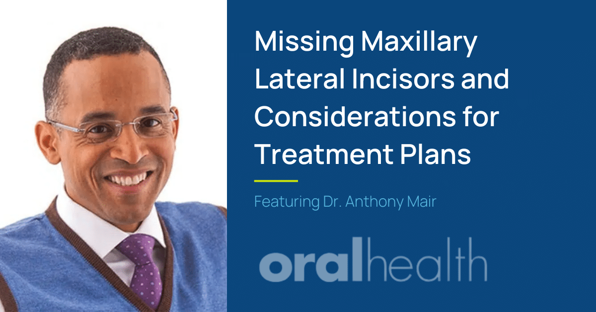 Dr. Anthony Mair in Oral Health
